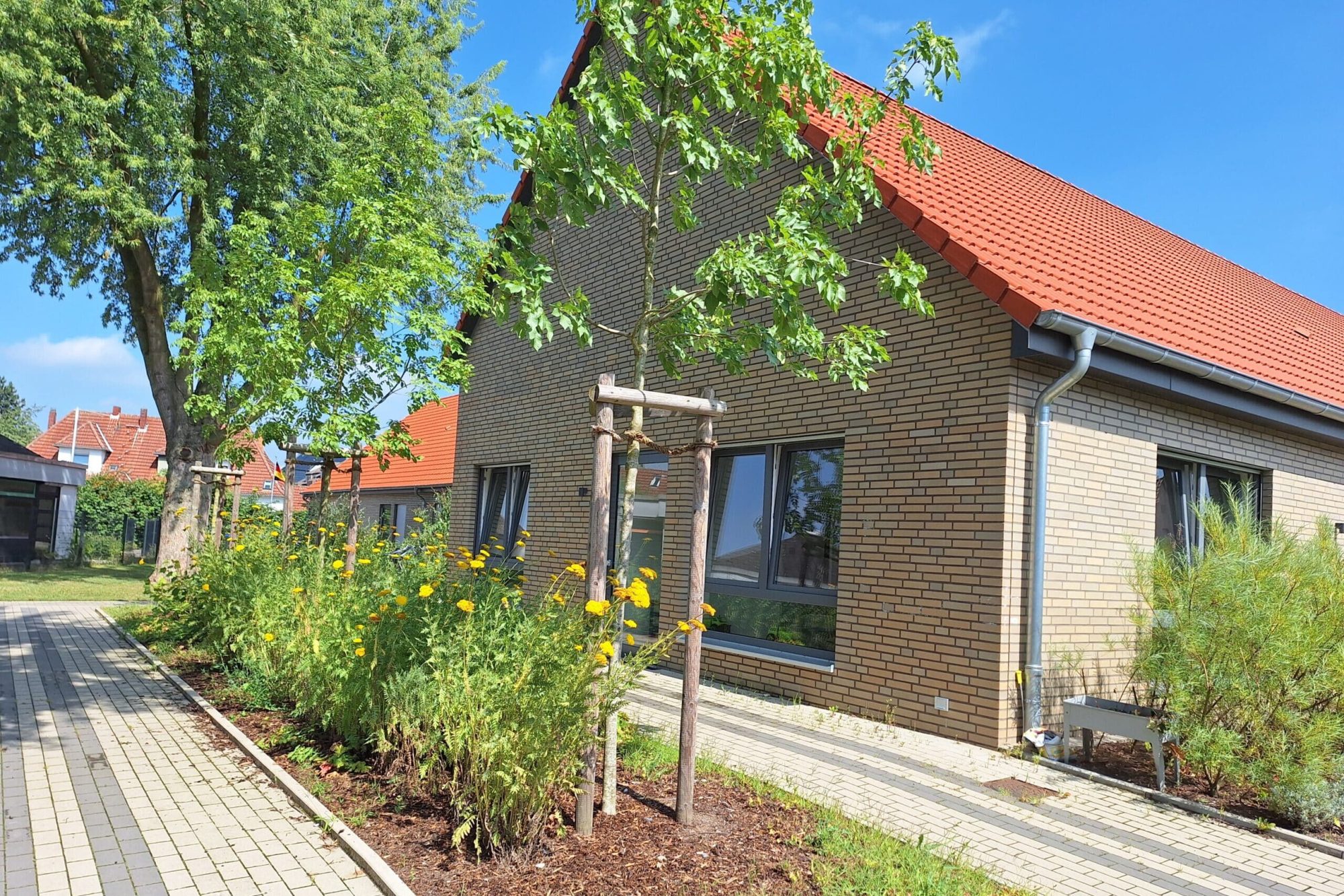 Kita-Wetterweg-Ahlen Haus hinten